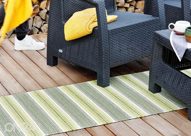 Narma пластиковый ковер Runö olive 70x200 см увеличить