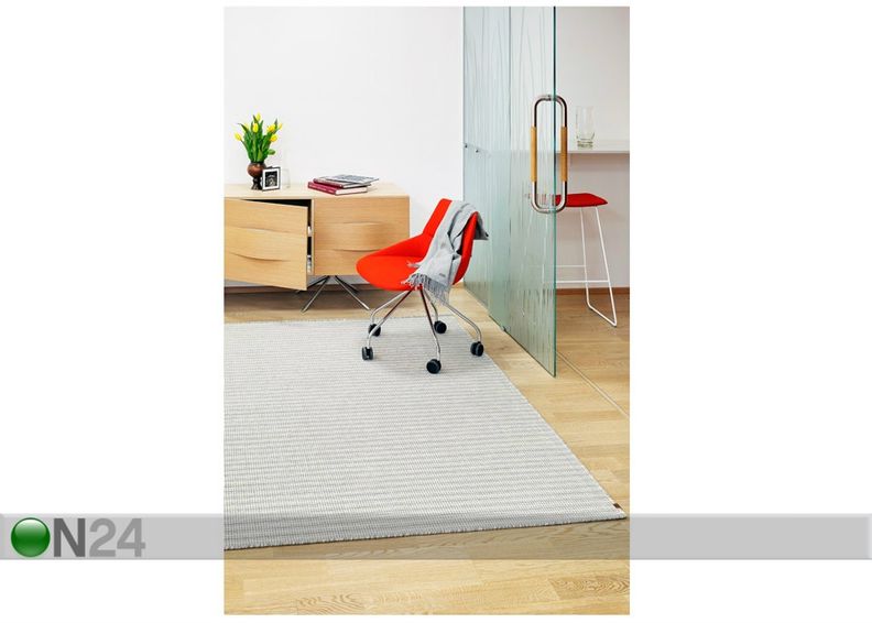 Narma шерстяной ковер ручной работы Jonava grey 160x230 см увеличить