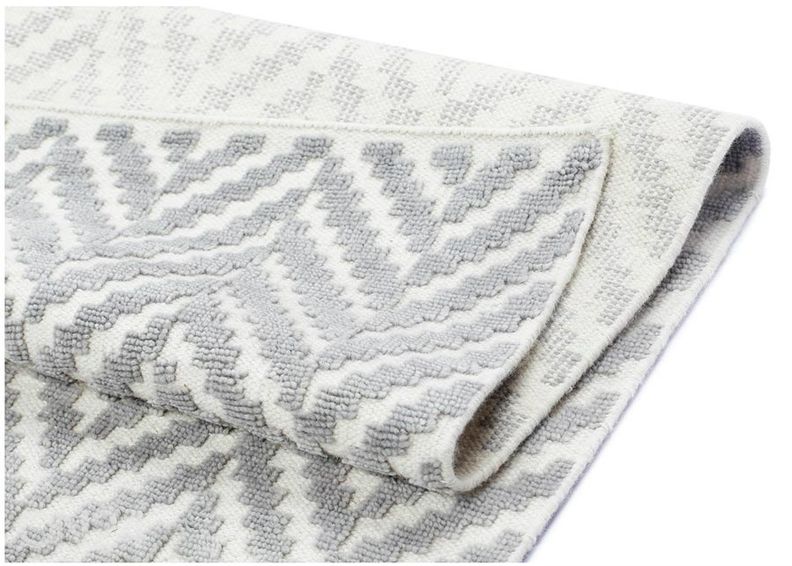 Narma шерстяной ковер ручной работы Kuusamo white-grey 140x200 см увеличить