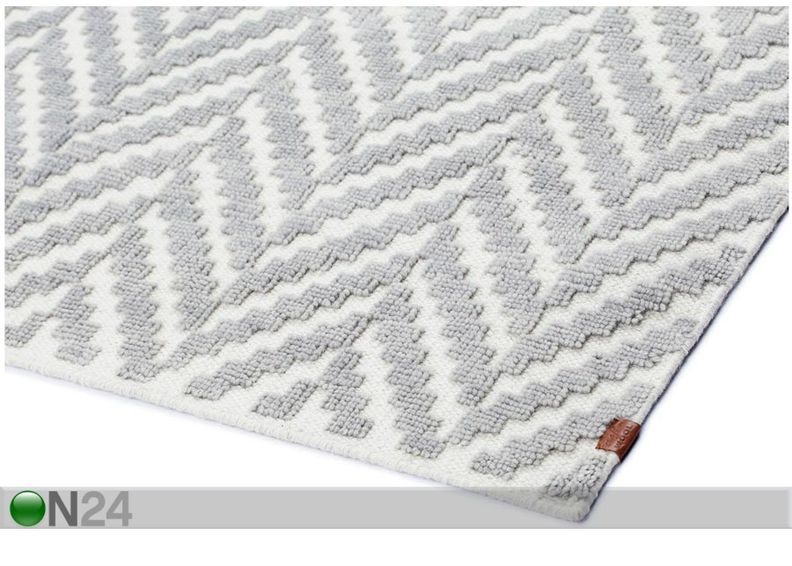 Narma шерстяной ковер ручной работы Kuusamo white-grey 160x230 см увеличить