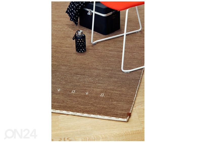 Narma шерстяной ковер ручной работы Tornio brown 140x200 см увеличить