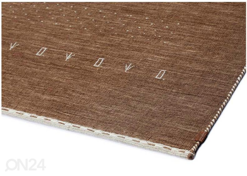 Narma шерстяной ковер ручной работы Tornio brown 140x200 см увеличить