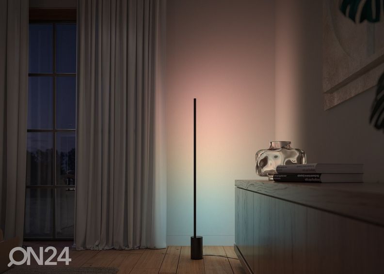 Philips Hue Black and Color ambience торшер Signe черный с плавным изменением цвета увеличить