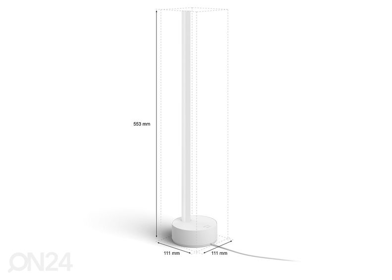 Philips Hue White and Color ambience настольная лампа Signe с плавным изменением цвета увеличить