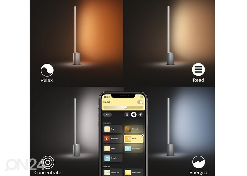 Philips Hue White and Color ambience торшер Signe с плавным изменением цвета увеличить