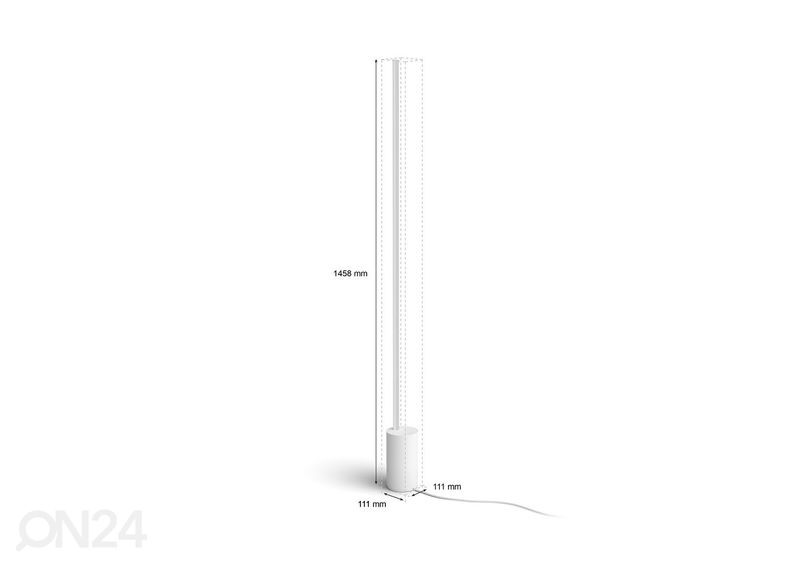 Philips Hue White and Color ambience торшер Signe с плавным изменением цвета увеличить