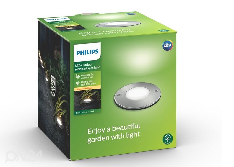 Philips Moss встраиваемый уличный светильник 3 Вт 270 лм IP67 увеличить