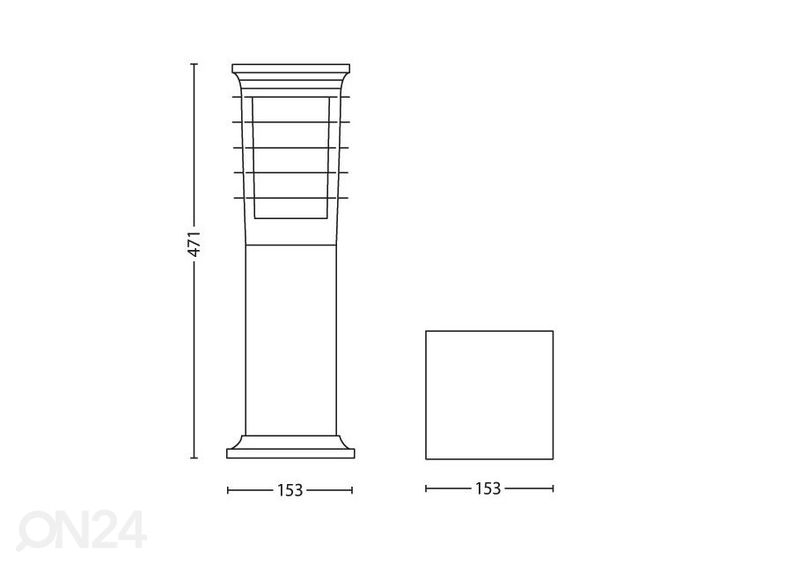 Philips Patio уличный светильник 1xE27 увеличить