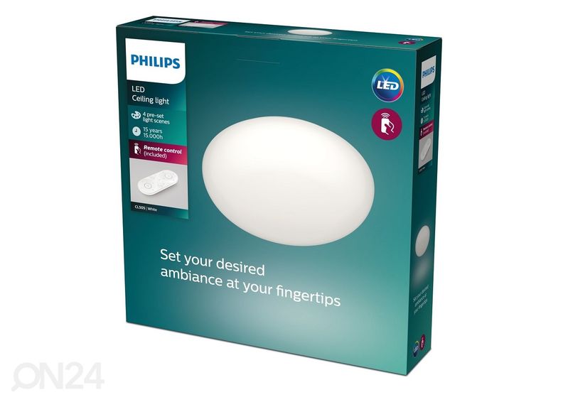 Philips Toba Функциональный потолочный светильник с беспроводным пультом дистанционного управления 23 Вт 2700-6500K увеличить