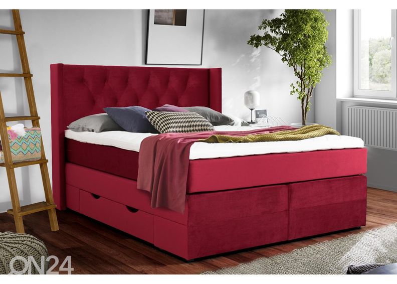 Sime Beds Континентальная кровать с ящиками Elegance 140x200 см увеличить