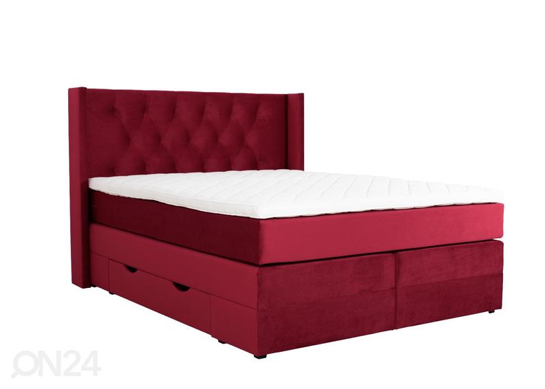 Sime Beds Континентальная кровать с ящиками Elegance 200x210 см увеличить