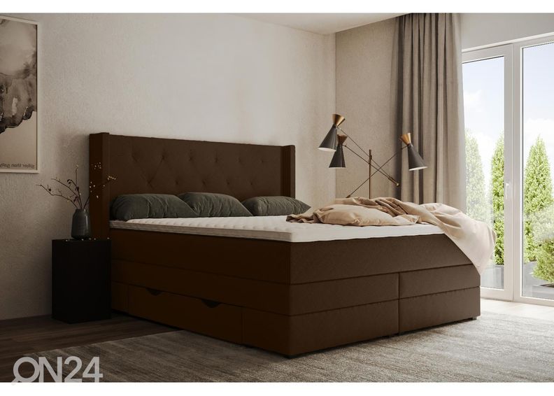 Sime Beds Континентальная кровать с ящиками Sanna 160x210 см увеличить