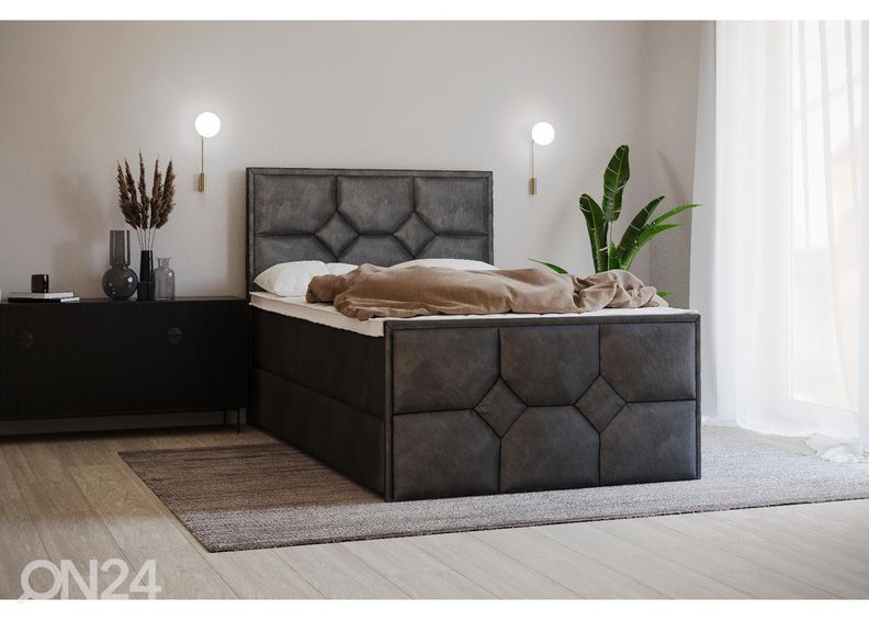Sime Beds Континентальная кровать с ящиком для хранения Helena Mosaiik 120x200 см увеличить