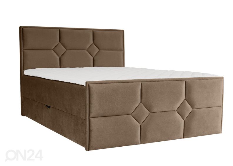 Sime Beds Континентальная кровать с ящиком для хранения Helena Mosaiik 160x200 см увеличить