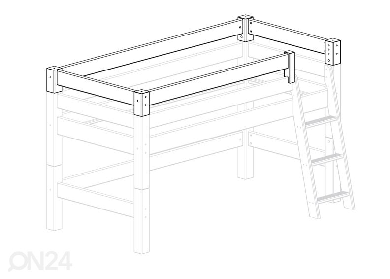 Suwem защитный бортик для кровати Lahe 90x200 cm увеличить