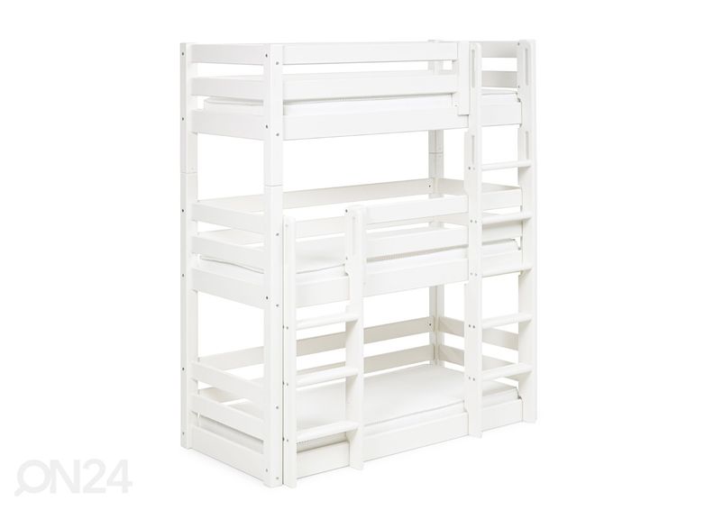 Suwem трехъярусная кровать из массива дерева Liisa 70x160 см увеличить