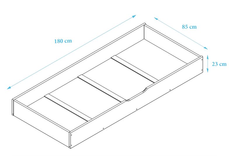 Suwem ящик для кровати Lahe увеличить