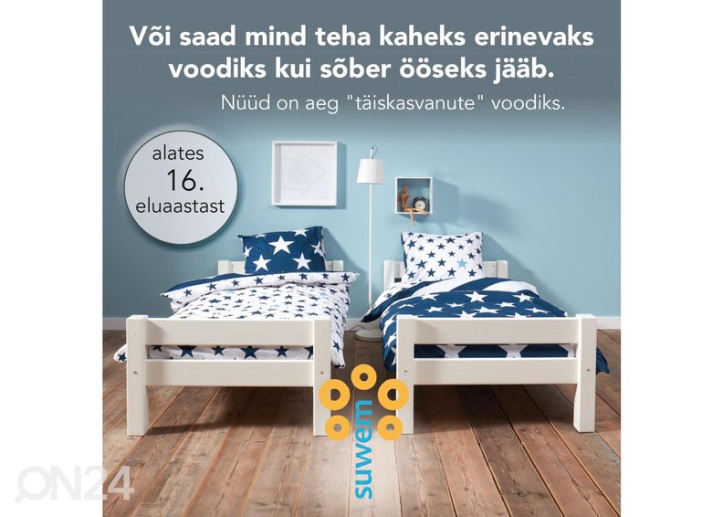 Suwem "BED for LIFE" двухъярусная кровать Lahe 90x200 cm увеличить