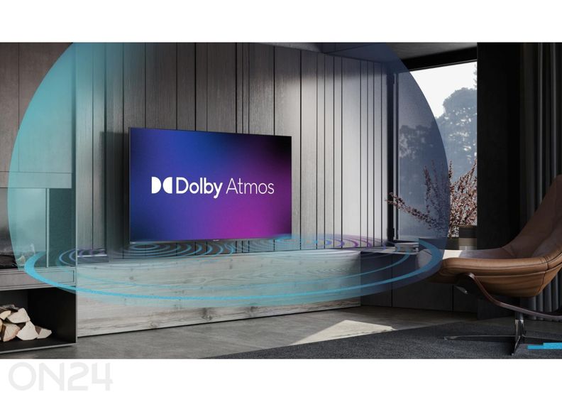 Teler Sharp 65" (164 см) QLED 4K Ultra HD Google TV, Dolby Vision IQ, Dolby Atmos увеличить