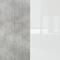 серый бетон / белый глянцевый