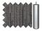 Safir 2 Серый / ножка цилиндр, серый 10005