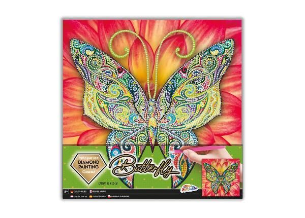 Алмазный мозаика Бабочка 30 х 30 см Grafix