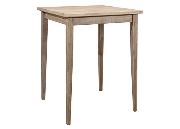 Барный стол из массива дуба 80x80 cm