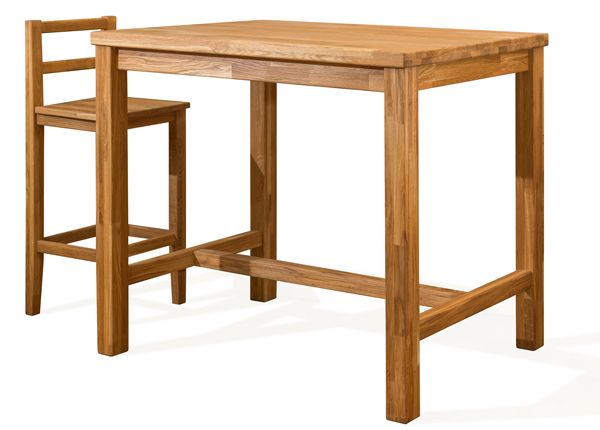 Барный стол из массива дуба Provans2 80x80 cm