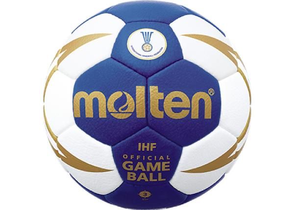 Волейбольный мяч h3x5001-bw синтетическая кожа синяя-белая Molten