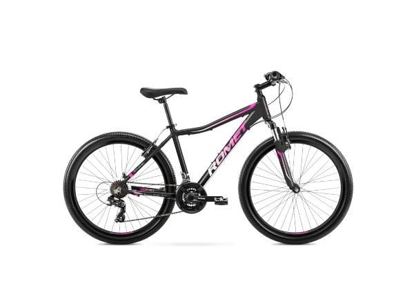 Горный велосипед ROMET Jolene 6.0, 26" S, черно-розовый