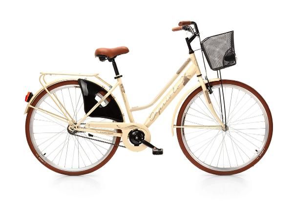 Городской велосипед CITY AMSTERDAM LADY, кремовый