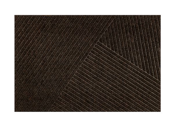 Дверной коврик Dune Stripes dark brown 60x90 см