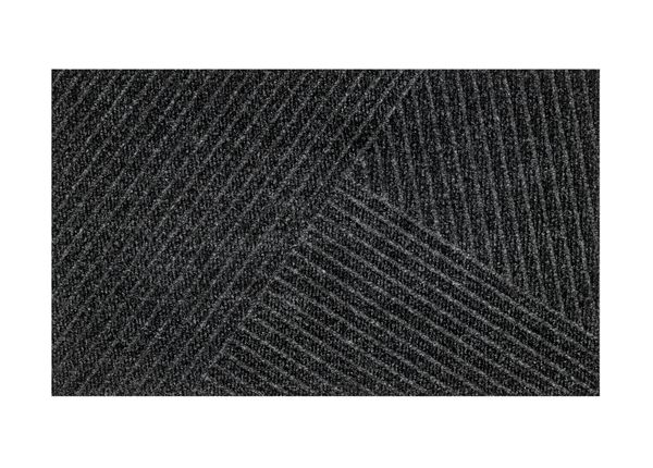 Дверной коврик Dune Stripes dark grey 45x75 см