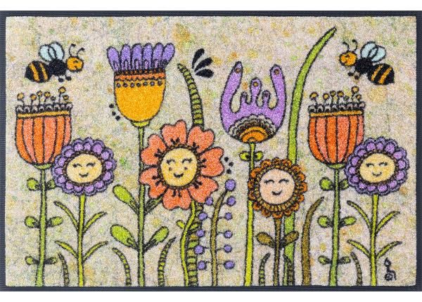 Дверной коврик Friendly Flowers 50x75 см