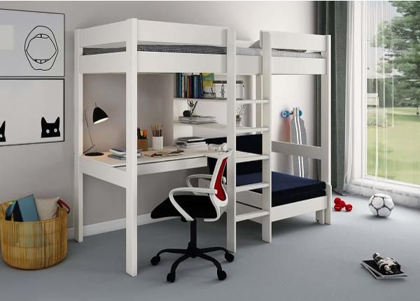 Двухъярусная кровать Robin 90x200 cm + кресло-кровать