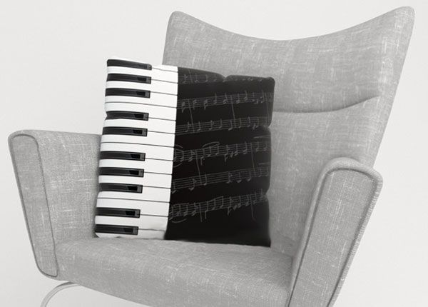 Декоративная наволочка Piano Keys 40x60 cm