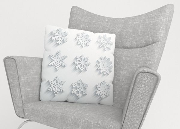 Декоративная наволочка Snowflakes 40x40 см