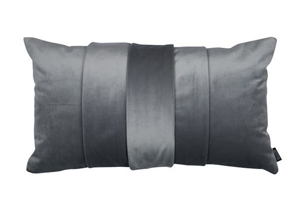 Декоративная подушка Velvet Trio Mini светло-серая 30x50 см