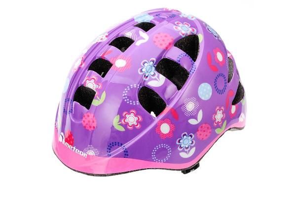 Детский велосипедный шлем Meteor flower MA-2 Junior 23956