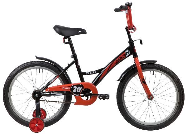 Детский велосипед 20" STRIKE Novatrack черный/красный