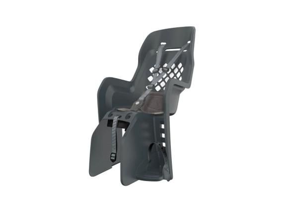 Детское сиденье для багажника Polisport JOY CFS, 9-22 кг, чёрный/серый