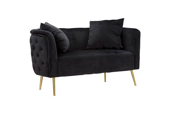 Диван Glam, чёрный
