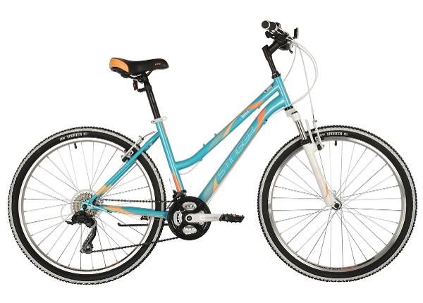 Женский горный велосипед Stinger Latina Microshift 26", синий