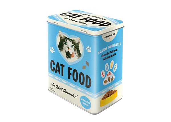 Жестяная коробка 3D Cat Food