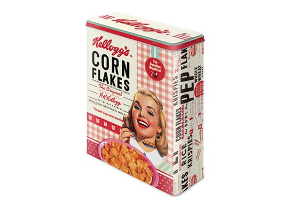 Жестяная коробка Kellogg's Corn Flakes Collage tüdruk 4 л