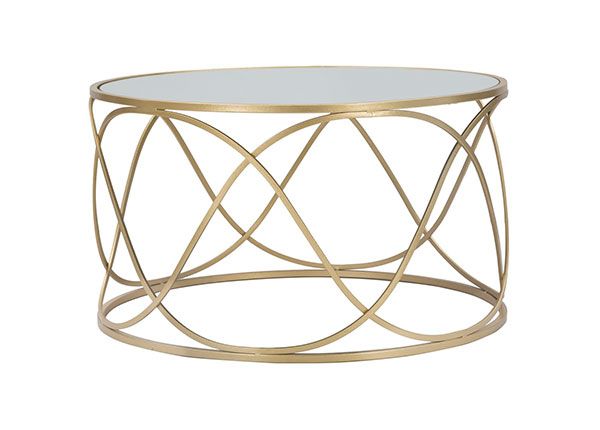 Журнальный стол Glam, золотистый