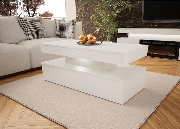 Журнальный стол Glossa 120x55 cm + LED