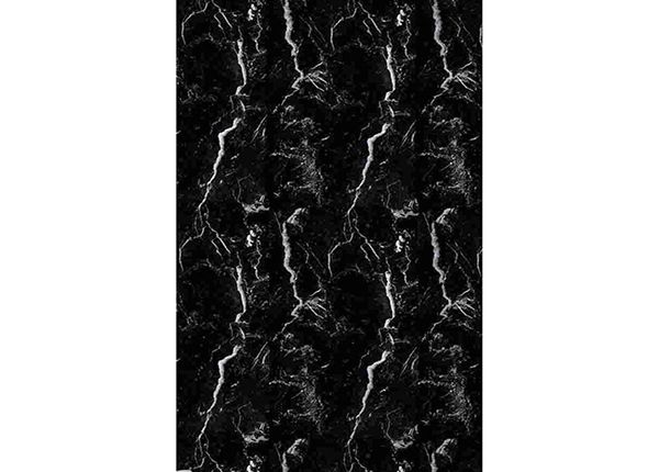 Занавеска для душа Marble черная 200x180 см