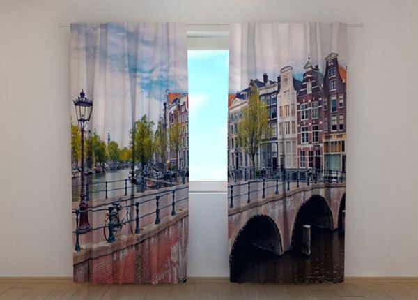 Затемняющая штора Bridge in Amsterdam 240x220 см