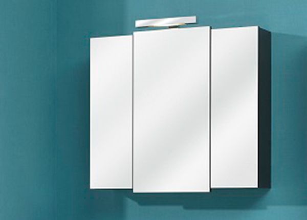 Зеркальный шкаф со светильником 13-II 83 cm